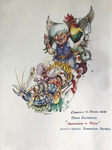 Carnevale di sciacca 2018 - bozzetto associazione la nuova isola