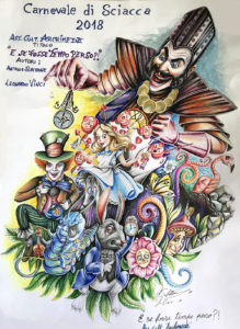 carnevale di sciacca 2018 - bozzetto associazione archimede