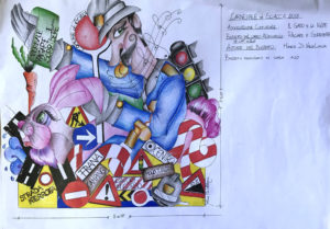carnevale di sciacca 2018 - bozzetto associazione il gatto e la volpe